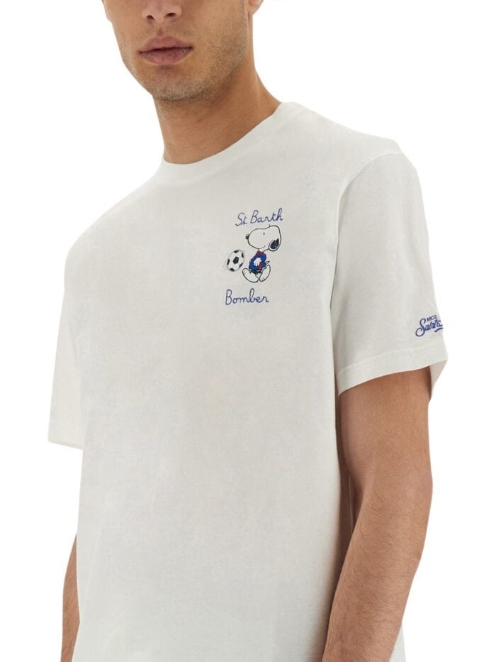 MC2 SAINT BARTH T-SHIRT WITH PRINT