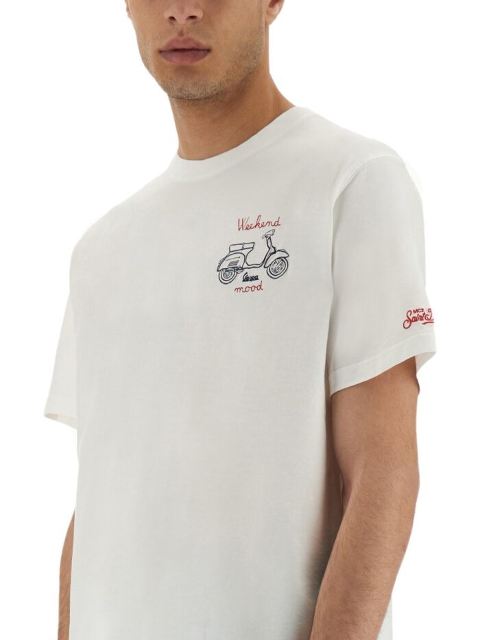 MC2 SAINT BARTH T-SHIRT WITH PRINT