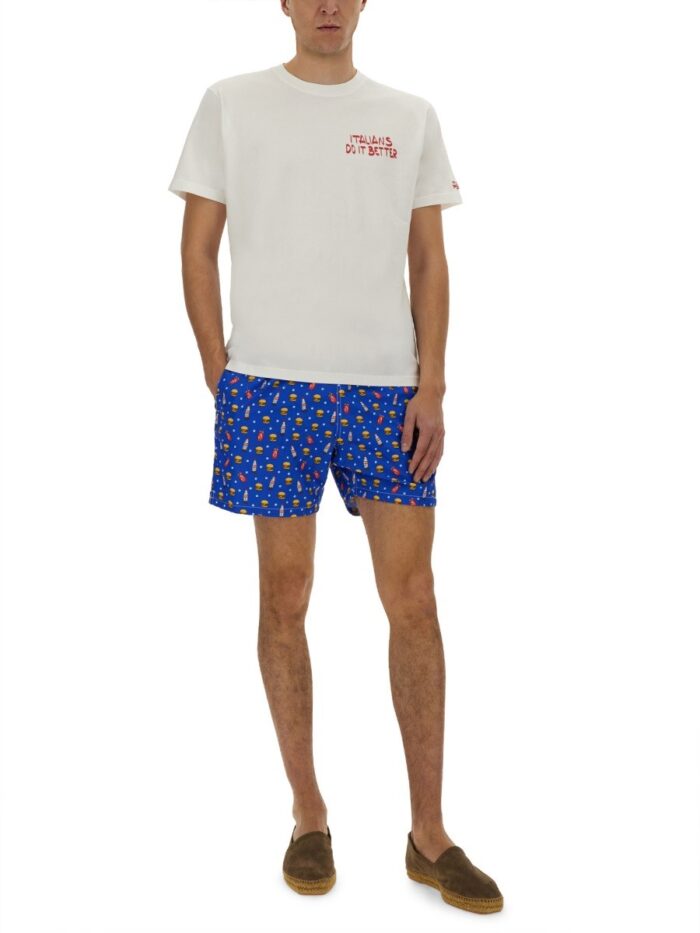 MC2 SAINT BARTH T-SHIRT WITH PRINT