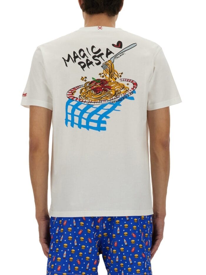 MC2 SAINT BARTH T-SHIRT WITH PRINT