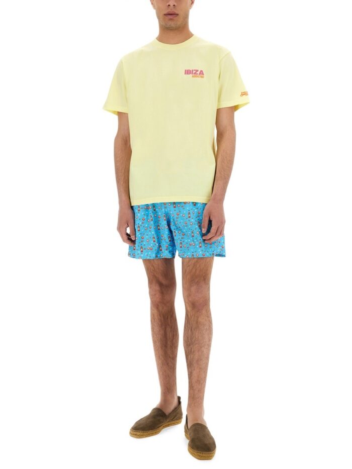 MC2 SAINT BARTH T-SHIRT WITH PRINT