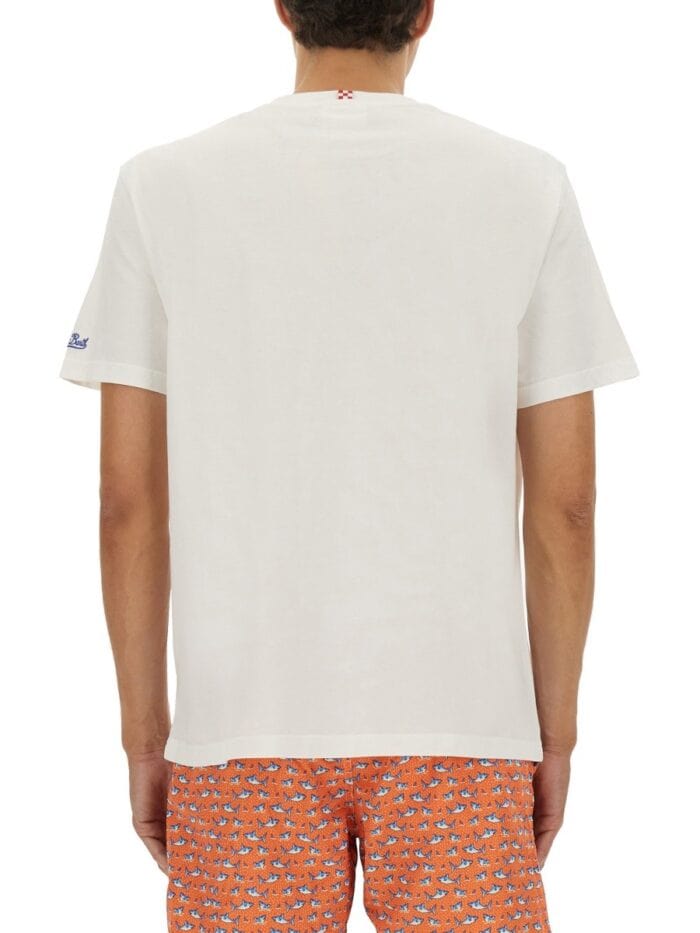 MC2 SAINT BARTH T-SHIRT WITH PRINT