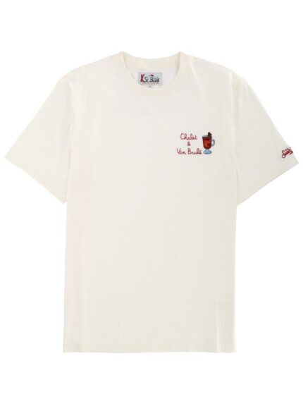 MC2 SAINT BARTH T-SHIRT WITH PRINT