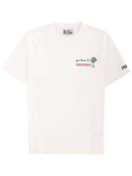 MC2 SAINT BARTH T-SHIRT WITH PRINT