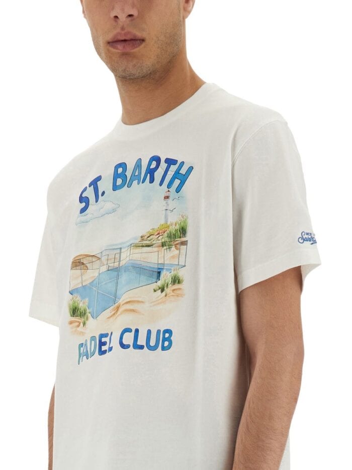 MC2 SAINT BARTH T-SHIRT WITH PRINT