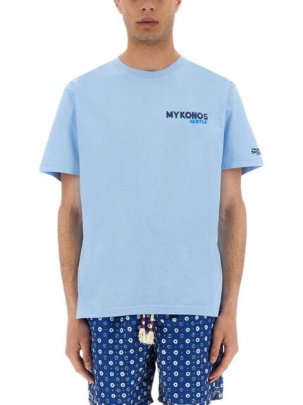 MC2 SAINT BARTH T-SHIRT WITH PRINT