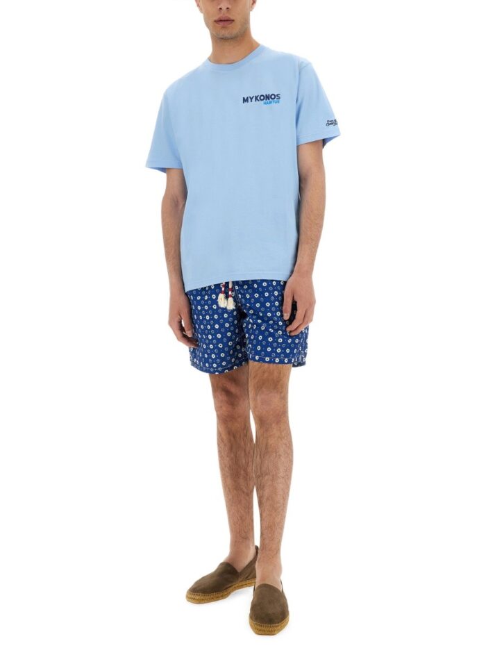 MC2 SAINT BARTH T-SHIRT WITH PRINT