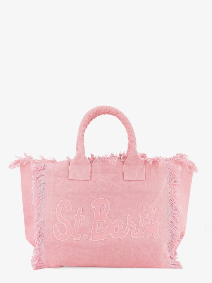 MC2 SAINT BARTH Vanity Canvas Shoulder Bag With Front Logo