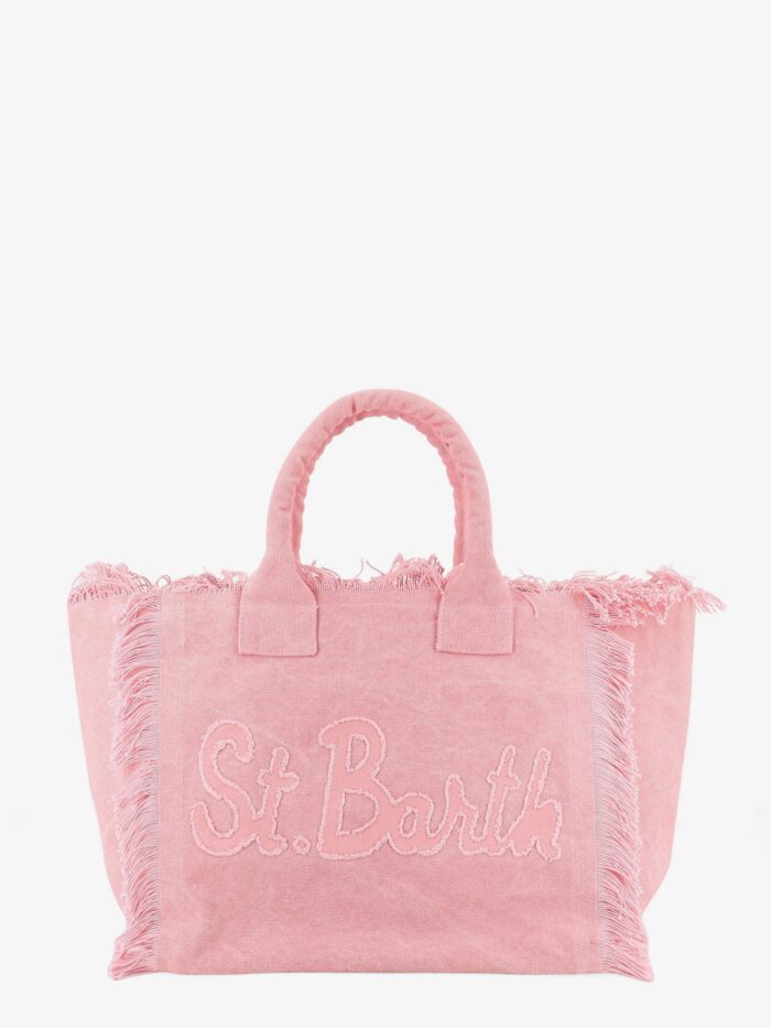 MC2 SAINT BARTH Vanity Canvas Shoulder Bag With Front Logo