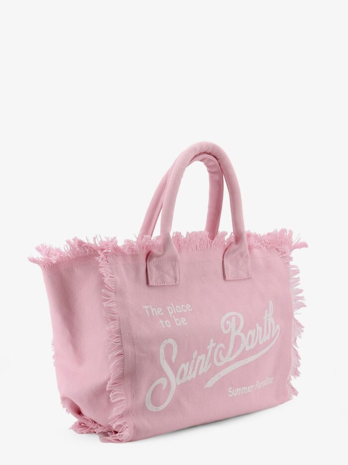 MC2 SAINT BARTH Vanity Canvas Shoulder Bag With Front Logo Print