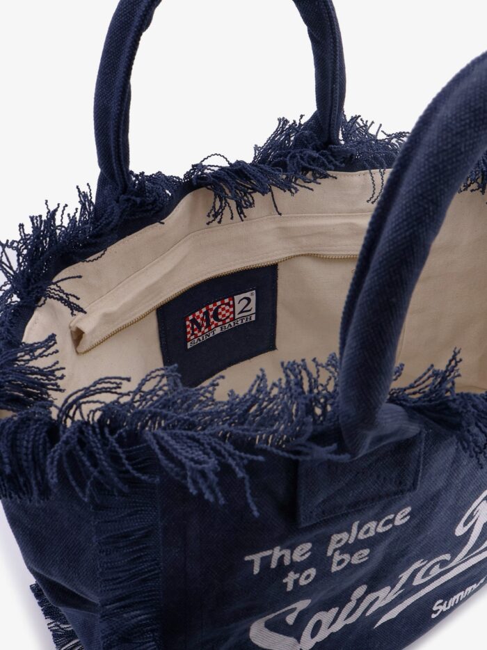 MC2 SAINT BARTH Vanity Cotton Handbag