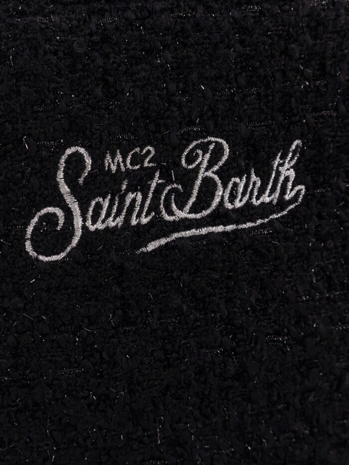 mc2 saint barth vanity crossbody bag with embroidered logo on the front MC2 SAINT BARTH Vanity Crossbody Bag With Embroidered Logo On The Front