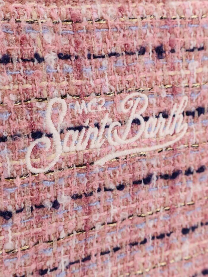 MC2 SAINT BARTH Vanity Crossbody Bag With Embroidered Logo On The Front