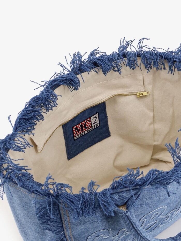MC2 SAINT BARTH Vanity Denim Shoulder Bag