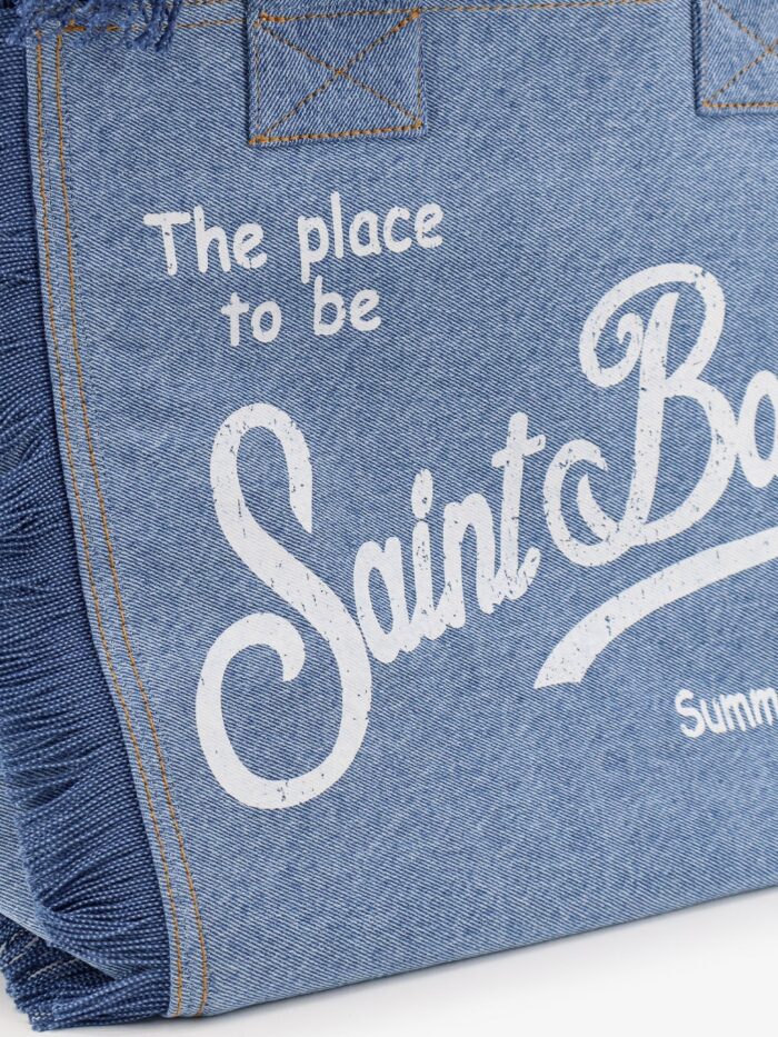MC2 SAINT BARTH Vanity Denim Shoulder Bag