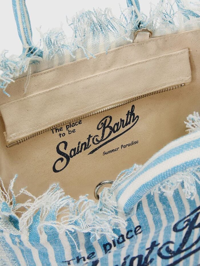 MC2 SAINT BARTH Vanity Linen Shoulder Bag