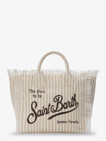 MC2 SAINT BARTH Vanity Linen Shoulder Bag