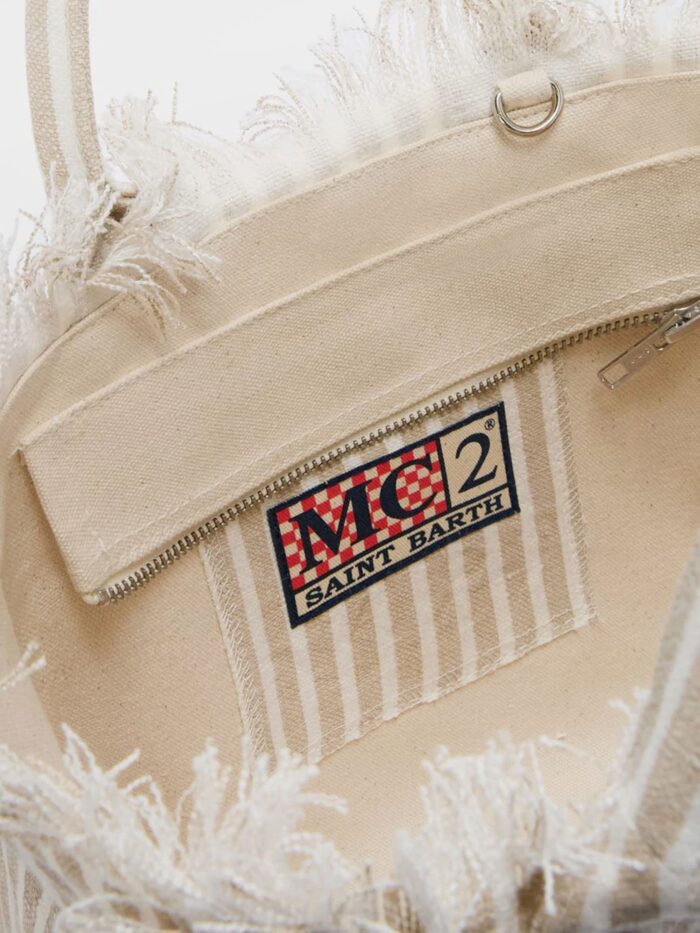 MC2 SAINT BARTH Vanity Linen Shoulder Bag