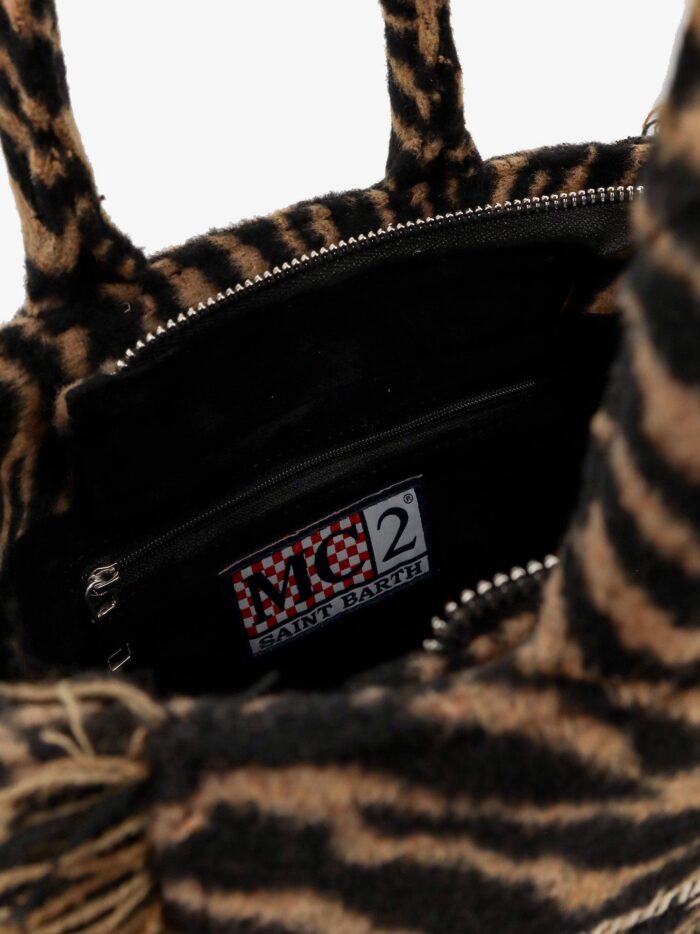 MC2 SAINT BARTH Vanity Mini Felt Shoulder Bag