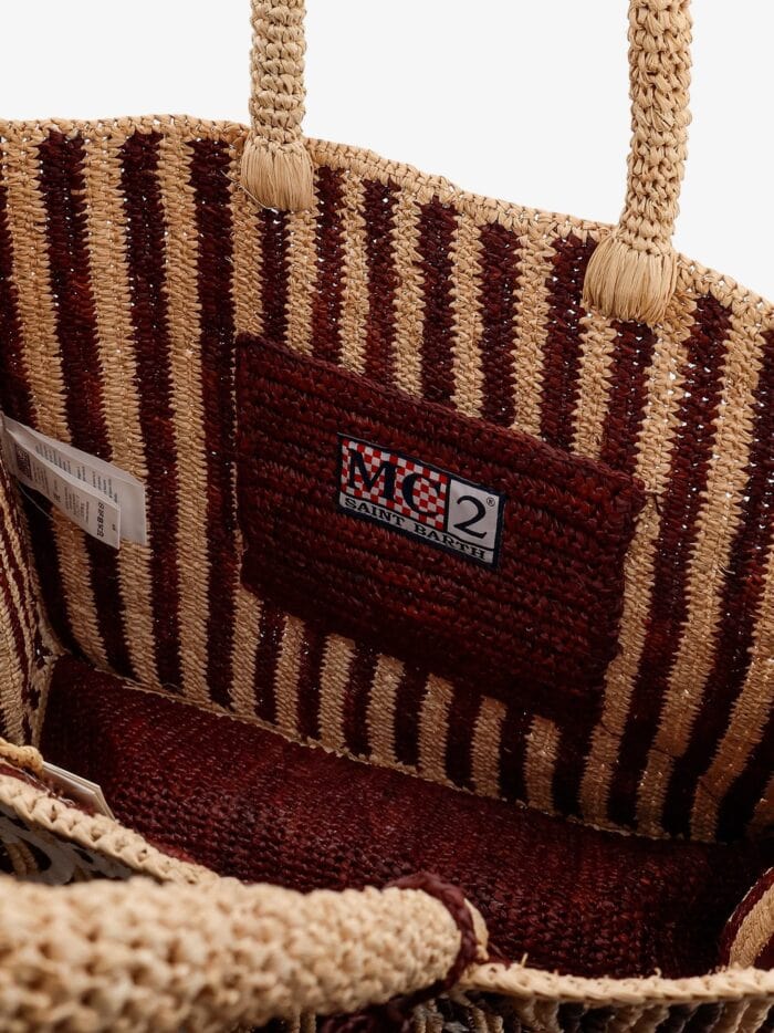 MC2 SAINT BARTH Vanity Raffia Handbag