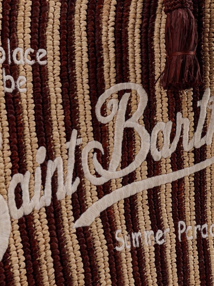 MC2 SAINT BARTH Vanity Raffia Handbag