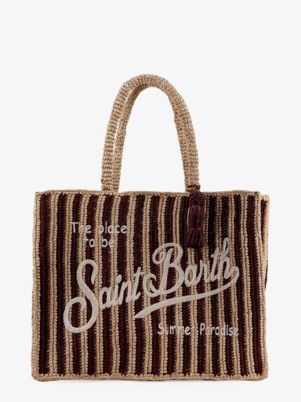 MC2 SAINT BARTH Vanity Raffia Handbag