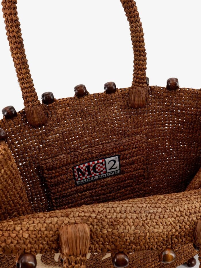 MC2 SAINT BARTH Vanity Raffia Shoulder Bag