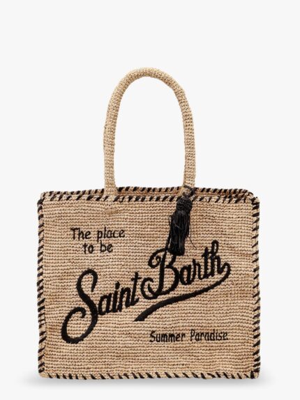 MC2 SAINT BARTH Vanity Rafia Handbag