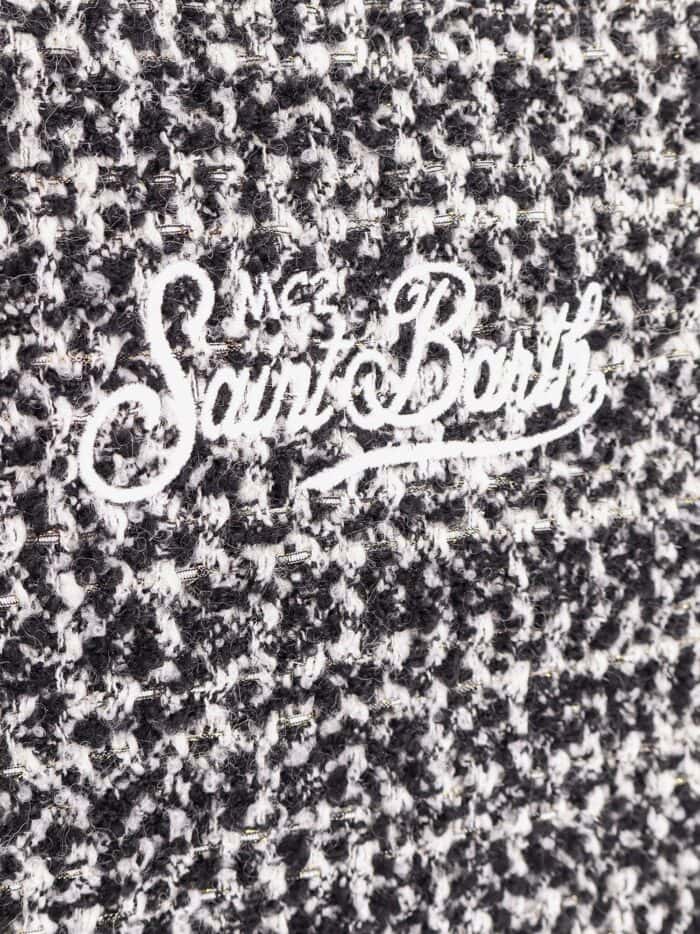 MC2 SAINT BARTH Vanity Tweed Wool Blend Shoulder Bag