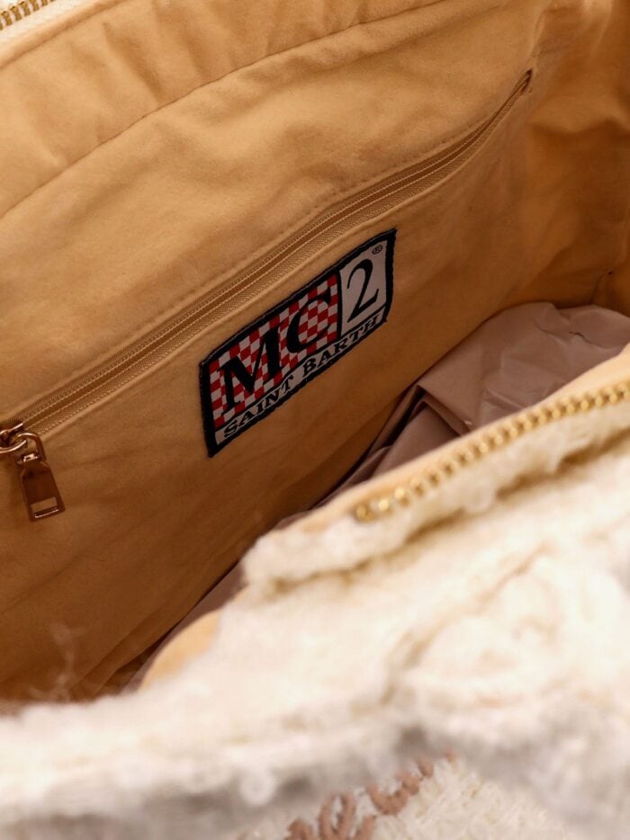 MC2 SAINT BARTH Vanity Twwed Wool Blend Shoulder Bag