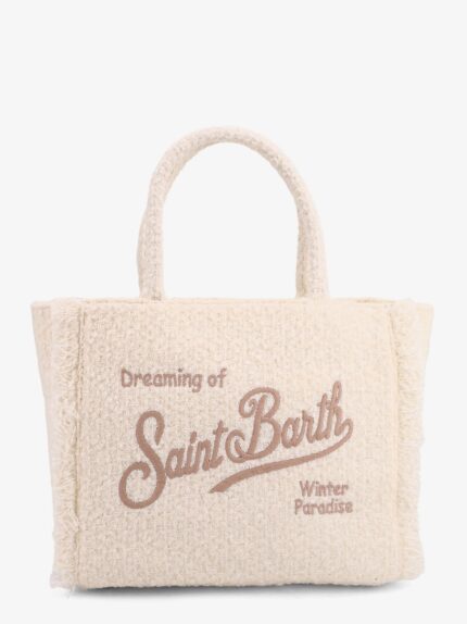 MC2 SAINT BARTH Vanity Twwed Wool Blend Shoulder Bag