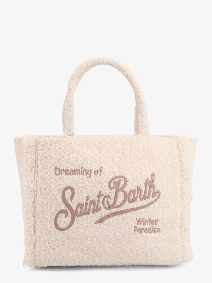 MC2 SAINT BARTH Vanity Twwed Wool Blend Shoulder Bag