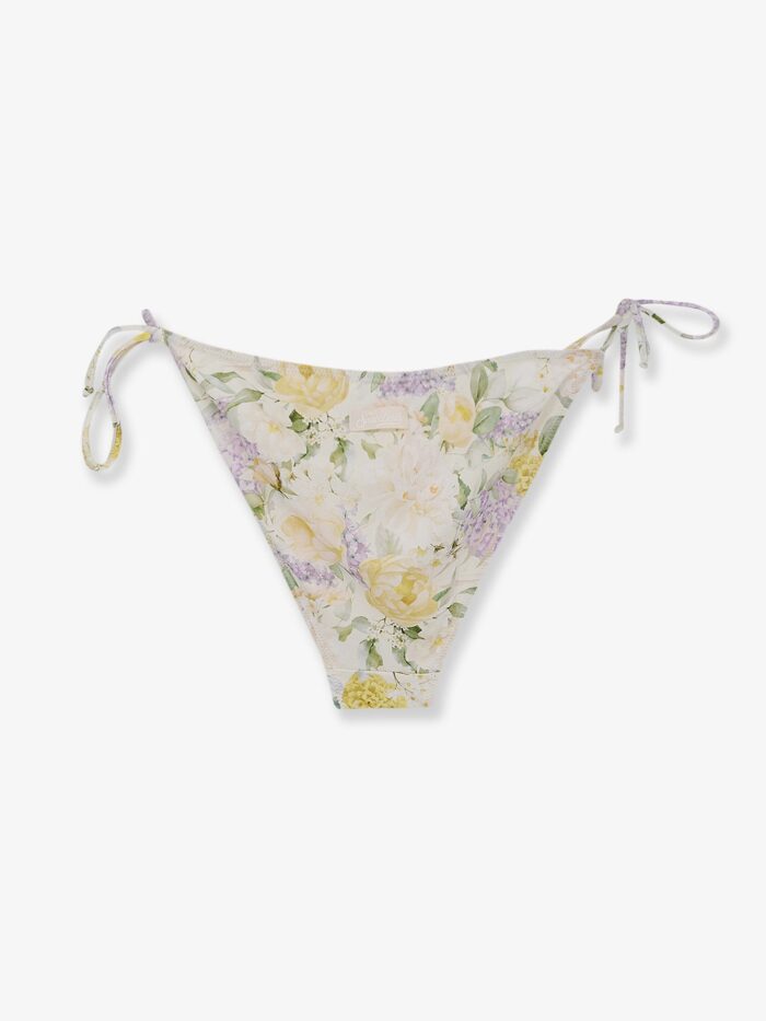 MC2 SAINT BARTH Virgo Bikini Slip With Lemony Flower Print