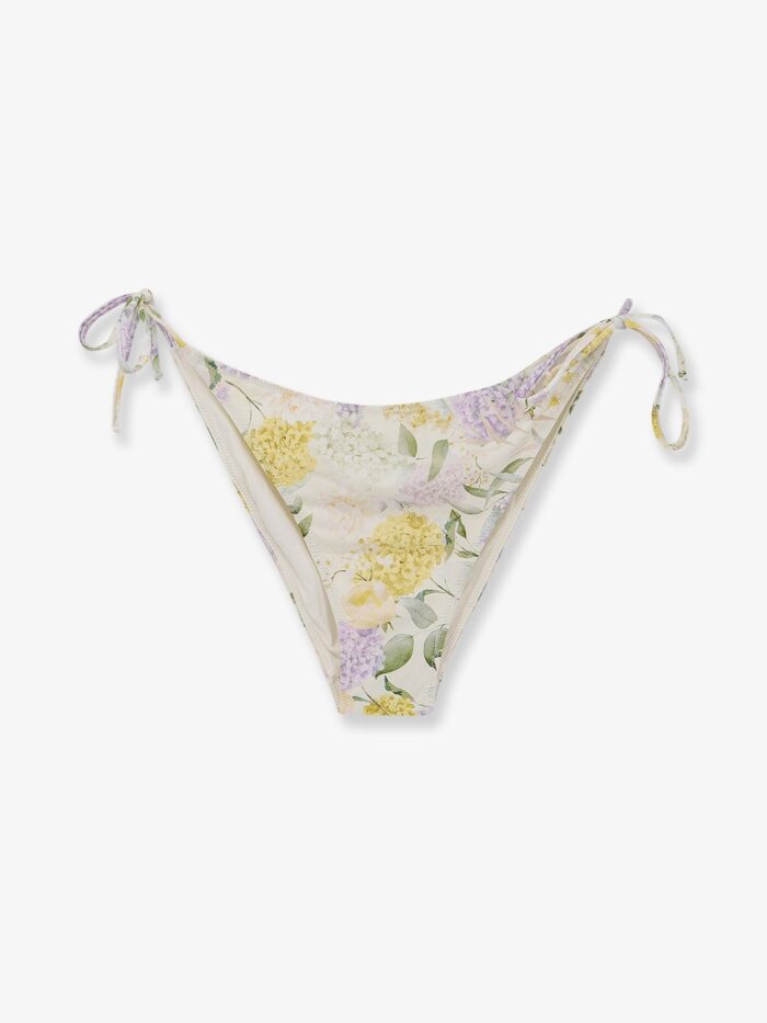 MC2 SAINT BARTH Virgo Bikini Slip With Lemony Flower Print