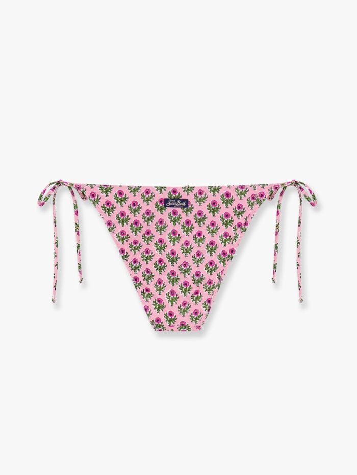 MC2 SAINT BARTH Virgo Bikini Slip With Radical Flowers Print