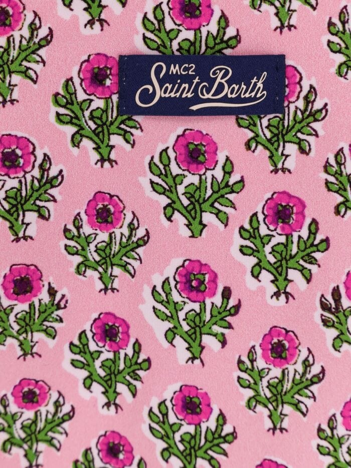 MC2 SAINT BARTH Virgo Bikini Slip With Radical Flowers Print