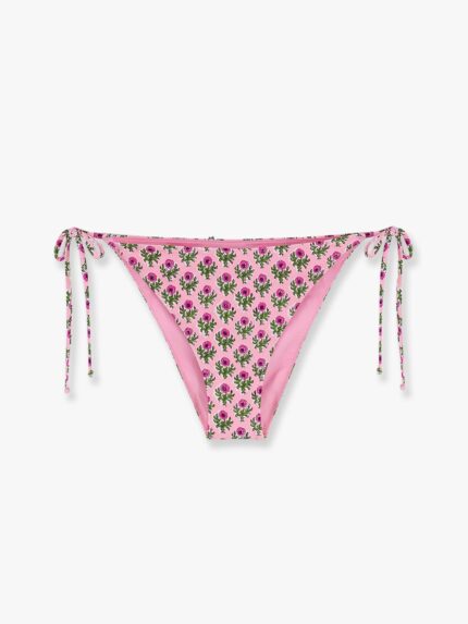 MC2 SAINT BARTH Virgo Bikini Slip With Radical Flowers Print