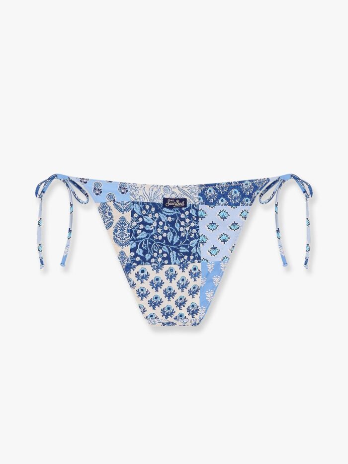 MC2 SAINT BARTH Virgo Bikini Slip With Radical Patch Print