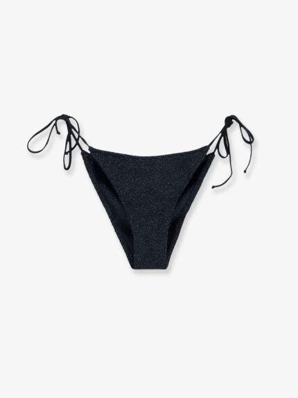 MC2 SAINT BARTH Virgo Crinkle Lurex Bikini Top