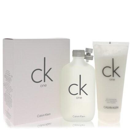 Ck One By Calvin Klein - Gift Set -- 6.7 Oz Eau De Toilette Spray + 6.7 Oz Body Moisturizer