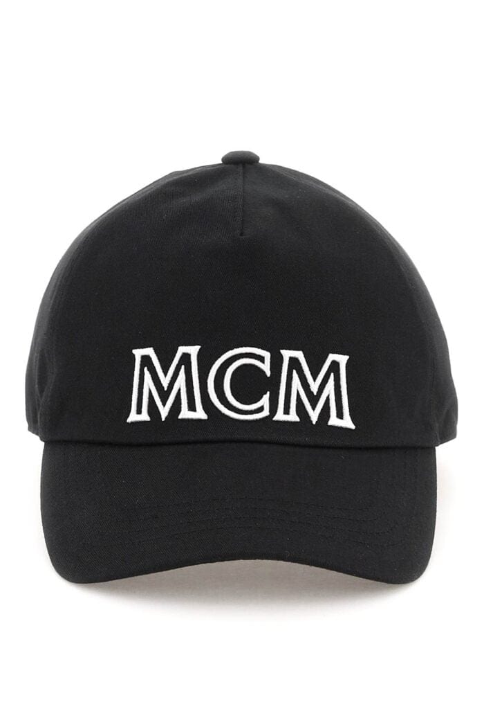 MCM Baseball Cap With Embroidered Logo