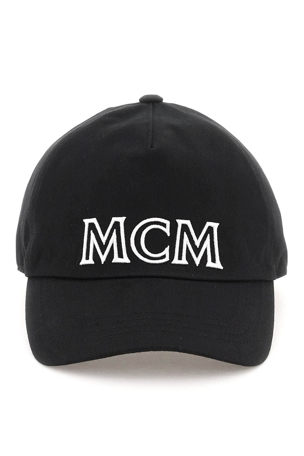 MCM Baseball Cap With Embroidered Logo