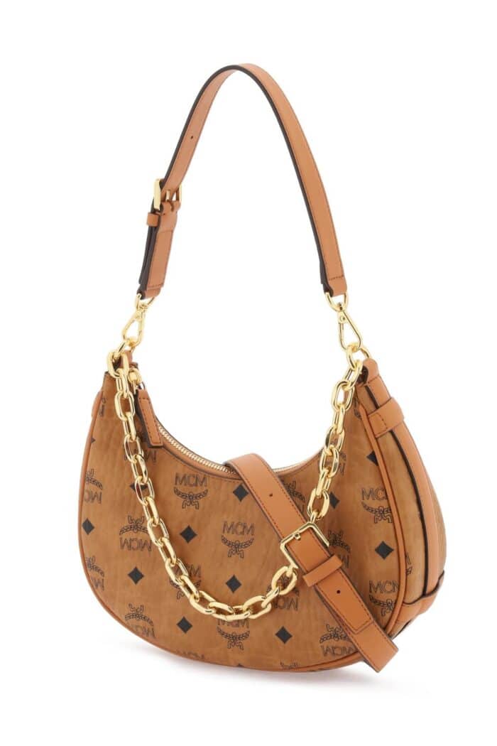 MCM Small Aren Hobo Shoulder Bag