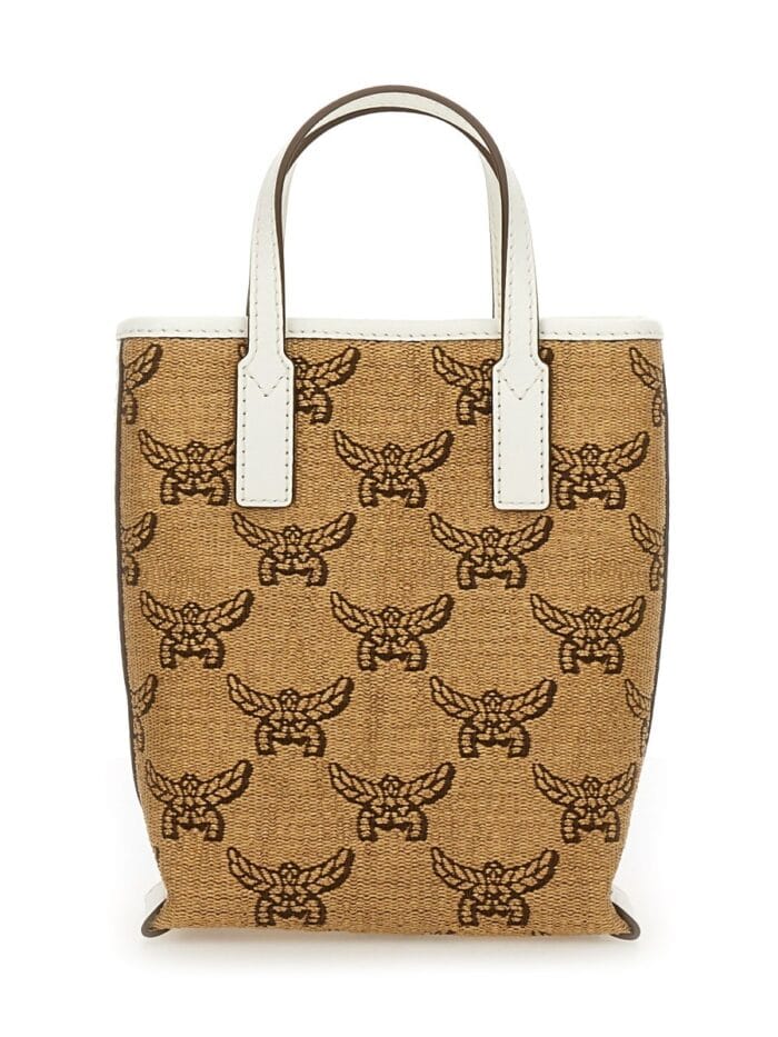 MCM TOTE BAG WITH EMBROIDERY