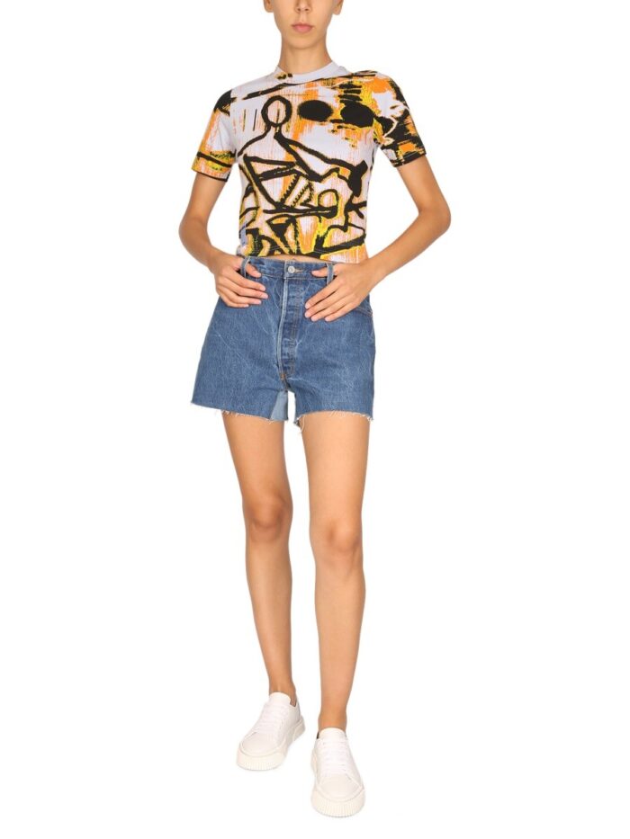 MCQ T-SHIRT WITH PRINT