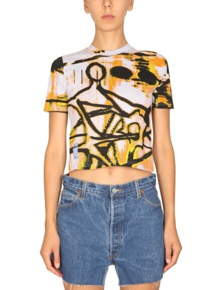 MCQ T-SHIRT WITH PRINT