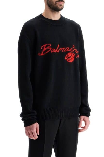 Me Sweater In Wool By Balmain