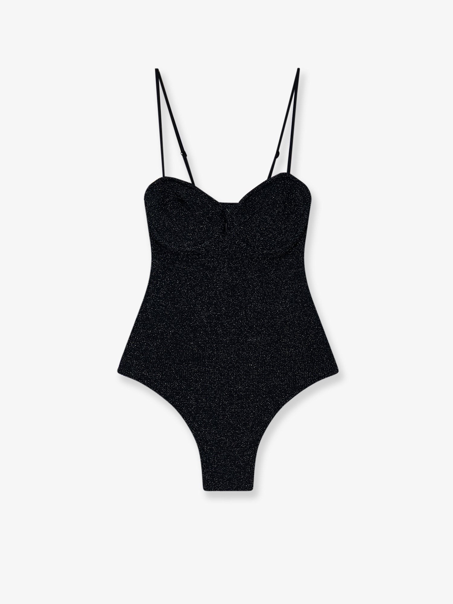 MC2 SAINT BARTH Medea One-piece Lurex Fabric Swimsuit