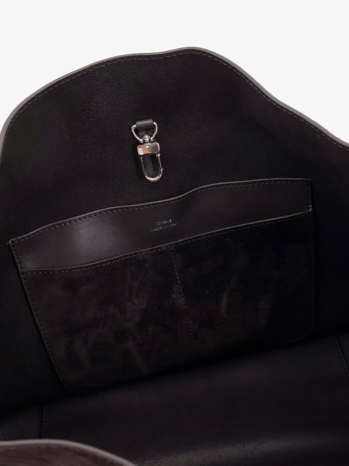 TOTEME Medium Belted Suede Shoulder Bag