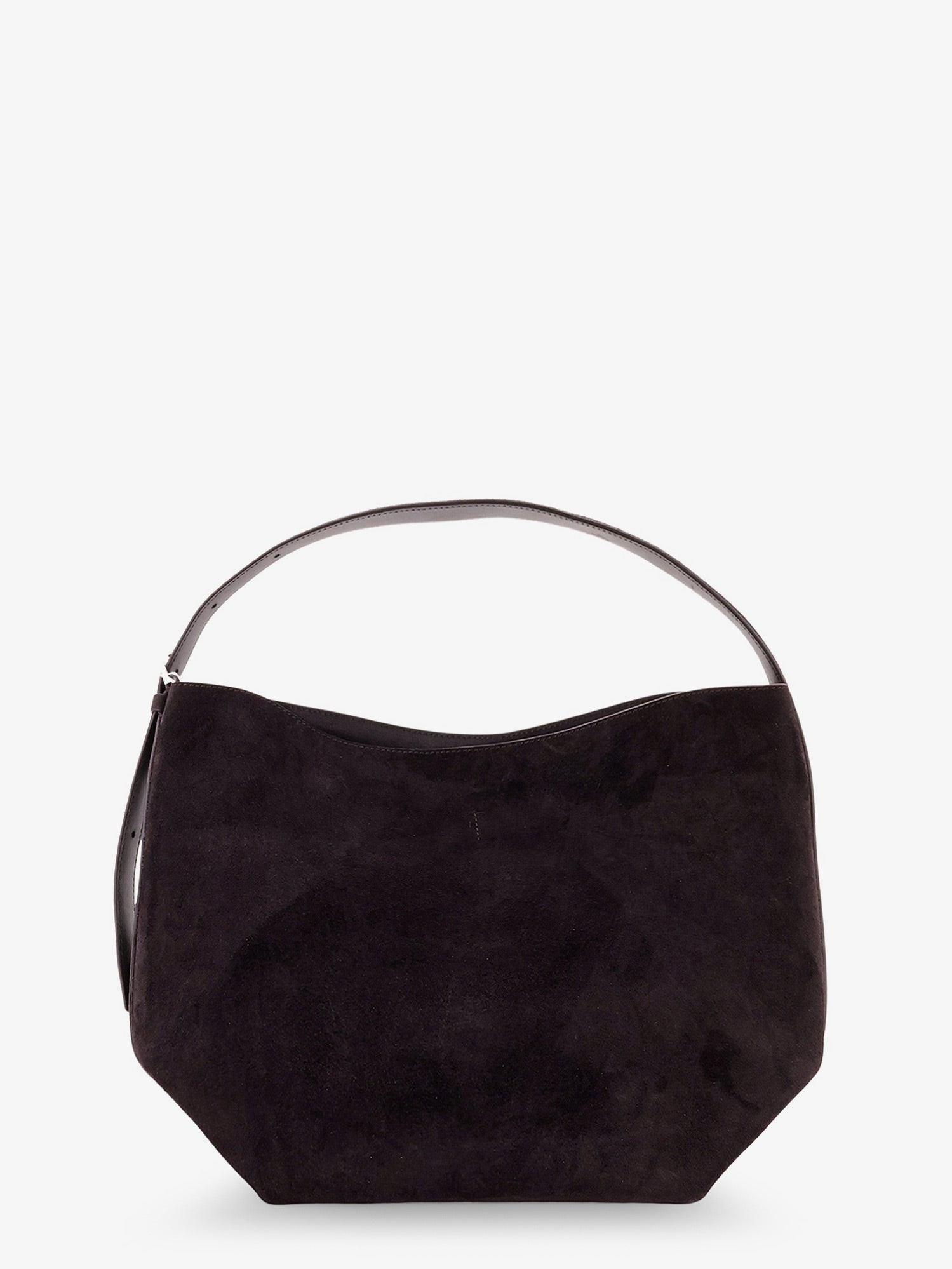 TOTEME Medium Belted Suede Shoulder Bag